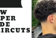 low taper fade long hair